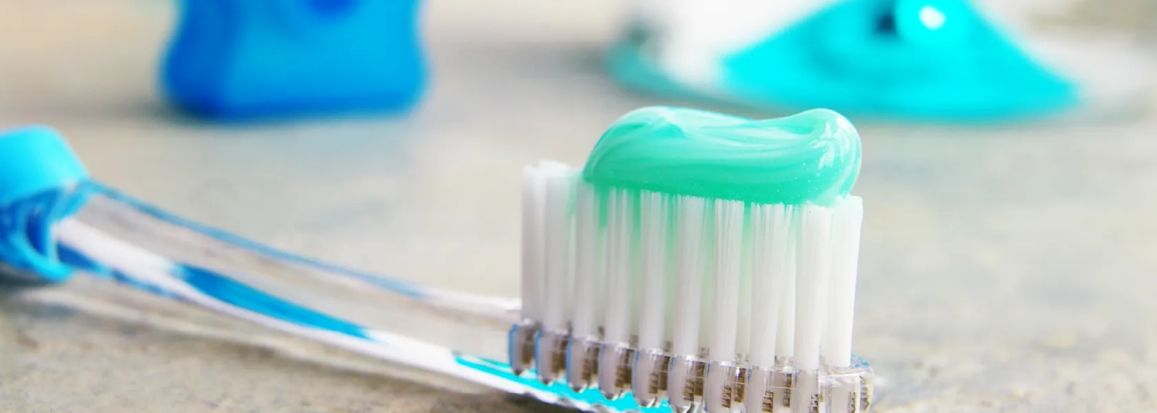 Oral Hygiene Header - Toothbrush with Paste